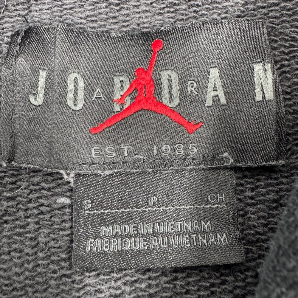 Jordan Flight Tour Paris Hoodie Mens Small Black Graphic Pullover DQ7544-045